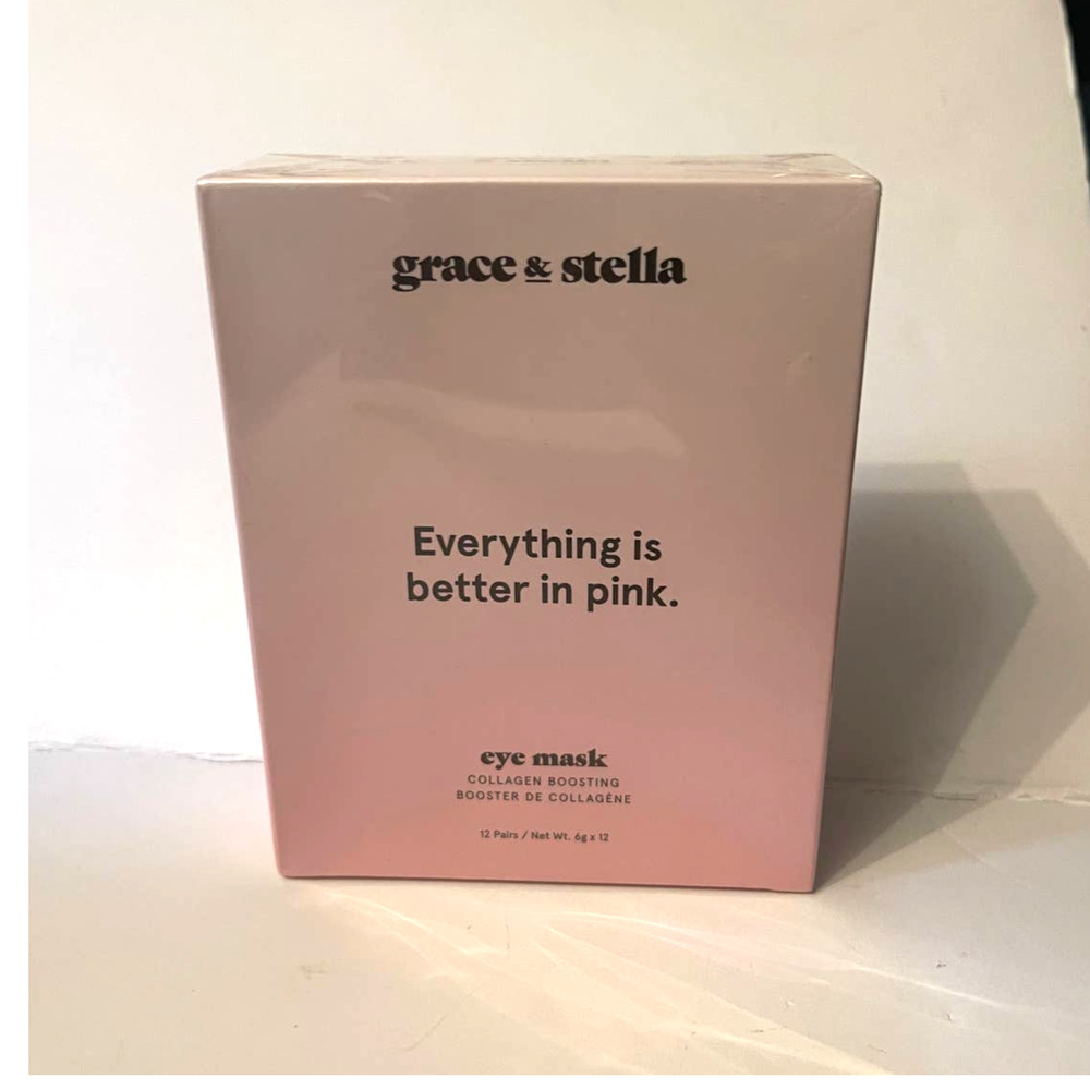 grace & stella Everything is better in pink eye‎ masks NEW